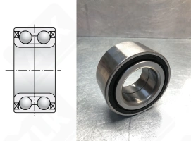 Подшипник DAC45800045 (BDZ453) радиально-упорный шариковый 45-80-45 мм