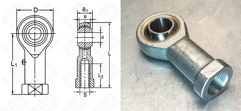 Шарнирный наконечник TSFL20 ISB