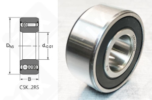 Подшипник CSK20PP радиальный шариковый 20-47-14 мм