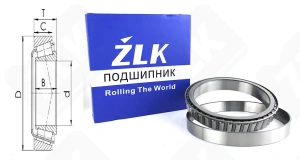 Подшипник LM236749/LM236710 (WN70.1217.N67C) радиально-упорный роликовый конический 184,15-234,95-34 мм