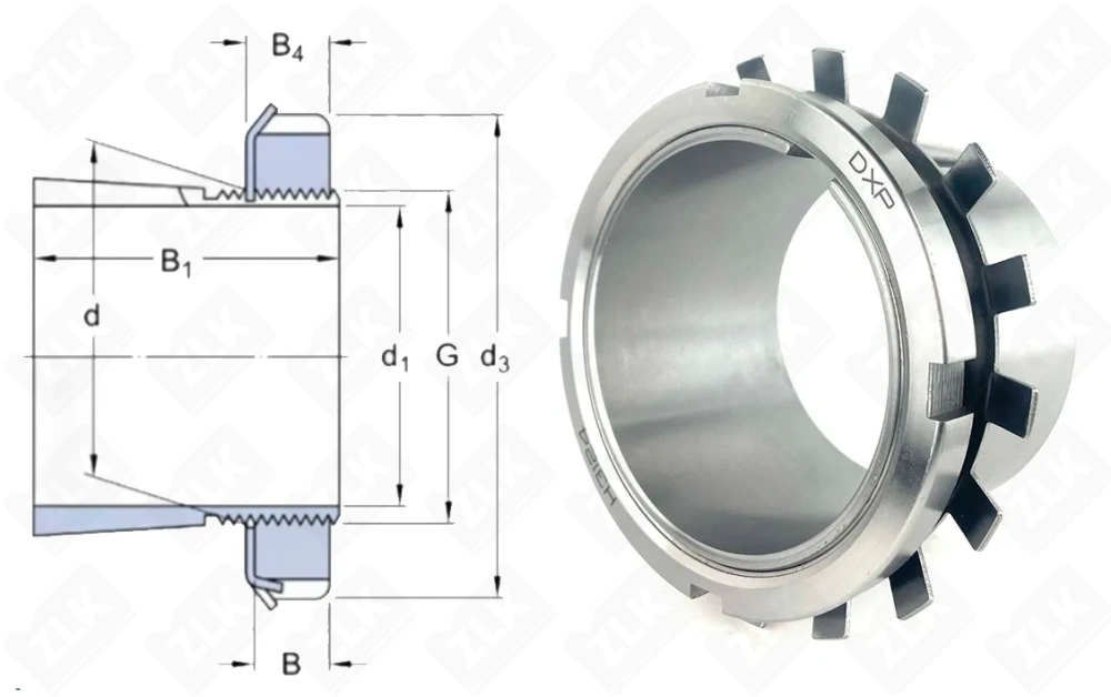 Втулка закрепительная H3124 DXP