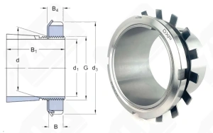 Втулка закрепительная H3124 DXP 110-120-88 мм