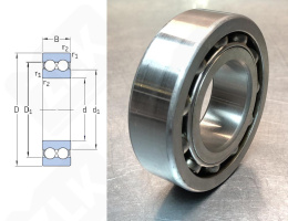 Подшипник 4312BTNG радиальный шариковый 60-130-46 мм