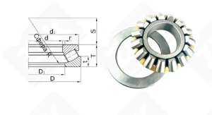 Подшипник 9039424 Л (29424М) упорный роликовый самоустанавливающийся 120-250-78 мм