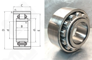 Подшипник 272614 (2614) радиальный роликовый 70-150-51 мм