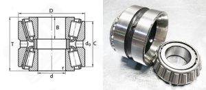 Подшипник 57707 радиально-упорный роликовый конический 35-80-57 мм