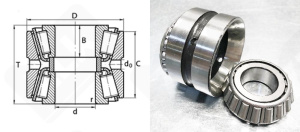 Подшипник 57707 радиально-упорный роликовый конический 35-80-57 мм