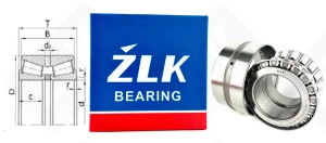 Подшипник 97516 (352216) радиально-упорный роликовый конический 80-140-80 мм