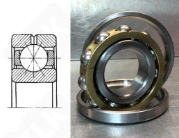 Подшипник 116308Л (Q308) радиально-упорный шариковый 40-90-23 мм