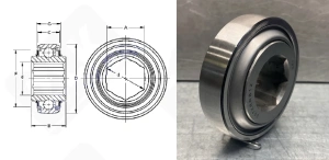 Подшипник 207KRRB12 шариковый 28,6-72-25 мм