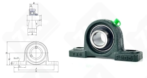 Подшипниковый узел 480205UCP (UCP205)