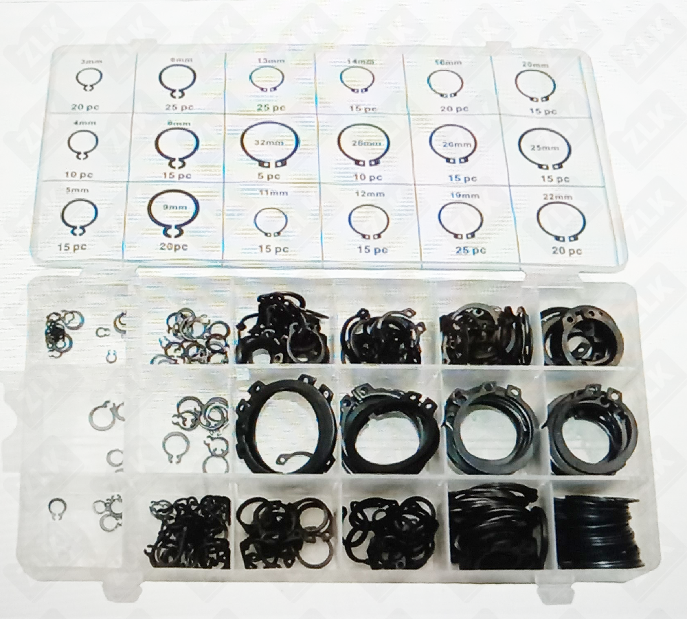 Набор стопорных колец 3-32 мм