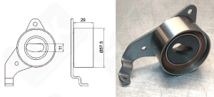 Подшипник 57TB3705B01 радиальный шариковый 31-57,5-34 мм