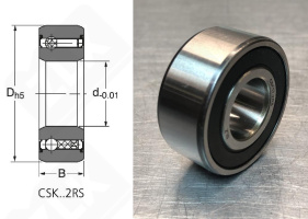 Обгонная муфта CSK25РP радиальный шариковый 25-52-15 мм
