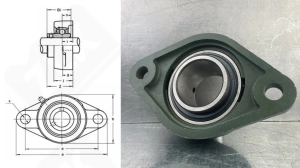 Подшипниковый узел 480216UCFL (UCFL216)