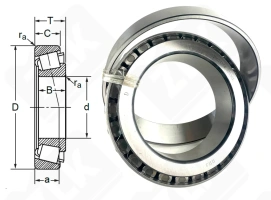 Подшипник 2007136 М (32036) радиально-упорный роликовый конический 180-280-64 мм