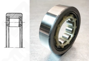 Подшипник 922205 Е радиальный роликовый 25-52-15 мм