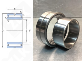 Подшипник NKI32/30 радиальный игольчатый 32-47-30 мм