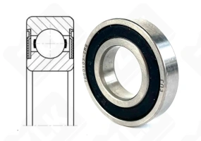 Подшипник 7000104 (2RS) (160042RS) радиальный шариковый 20-42-8 мм