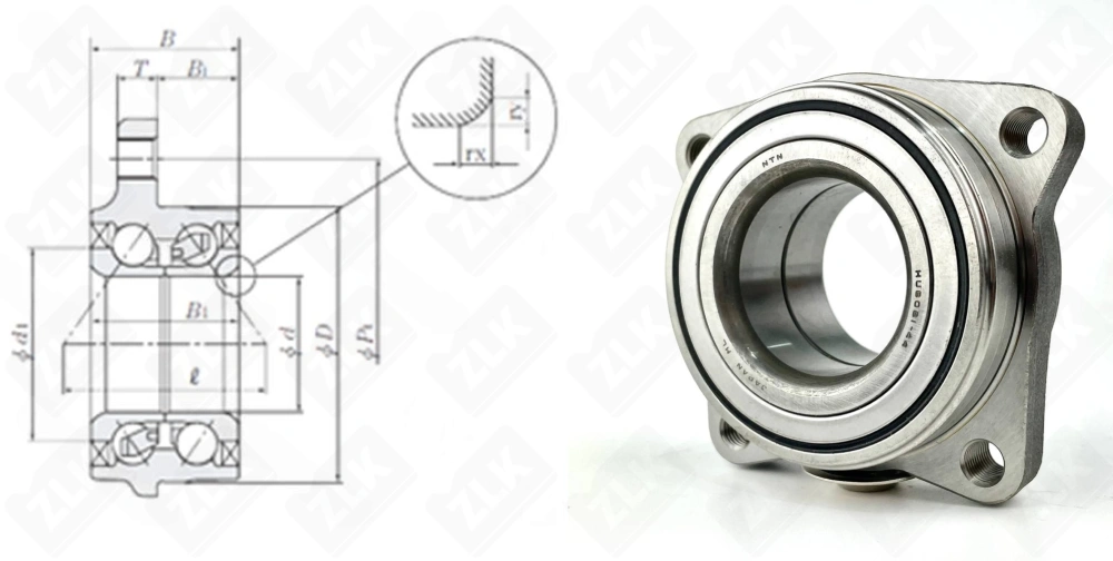 HUB081-45 (FW998 43BWK03 513098 BGB35045 JWB-3045) NTN  