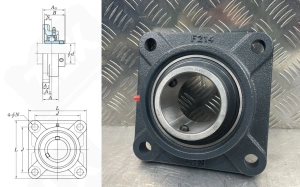 Подшипниковый узел 480214UCF (UCF214 UCF214D1)