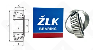 Подшипник 7521 (32221) радиально-упорный роликовый конический 105-190-53 мм