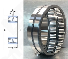 Подшипник 3113752Н (23152CCKW33) радиальный роликовый самоустанавливающийся 260-440-144 мм