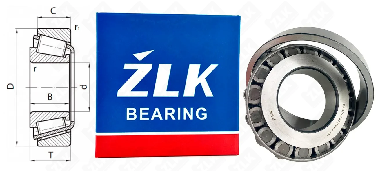 Подшипник роликовый 7324 (HR30324J2) 120×260×59.5 мм ZLK