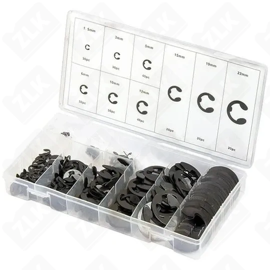 Набор стопорных колец 1,5-22 мм