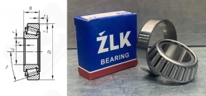 Подшипник 2007105 А (32005X) радиально-упорный роликовый конический 25-47-15 мм