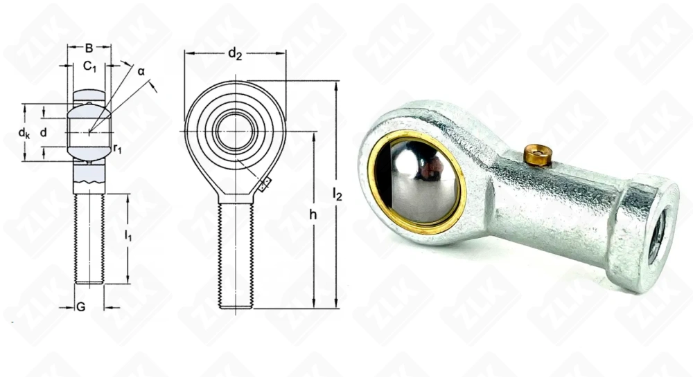 Шарнирный наконечник POS8 TIX