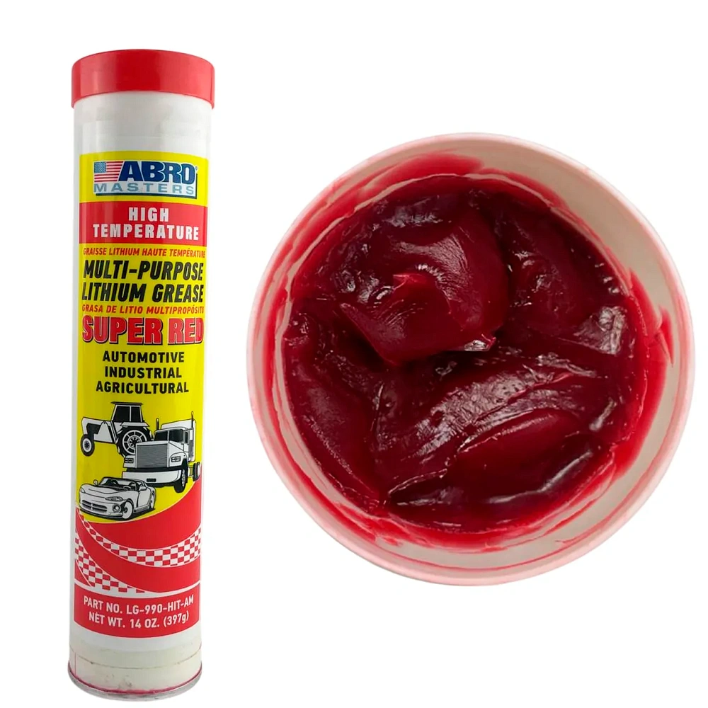 Смазка литиевая 397г Abro LG-990 (красная)