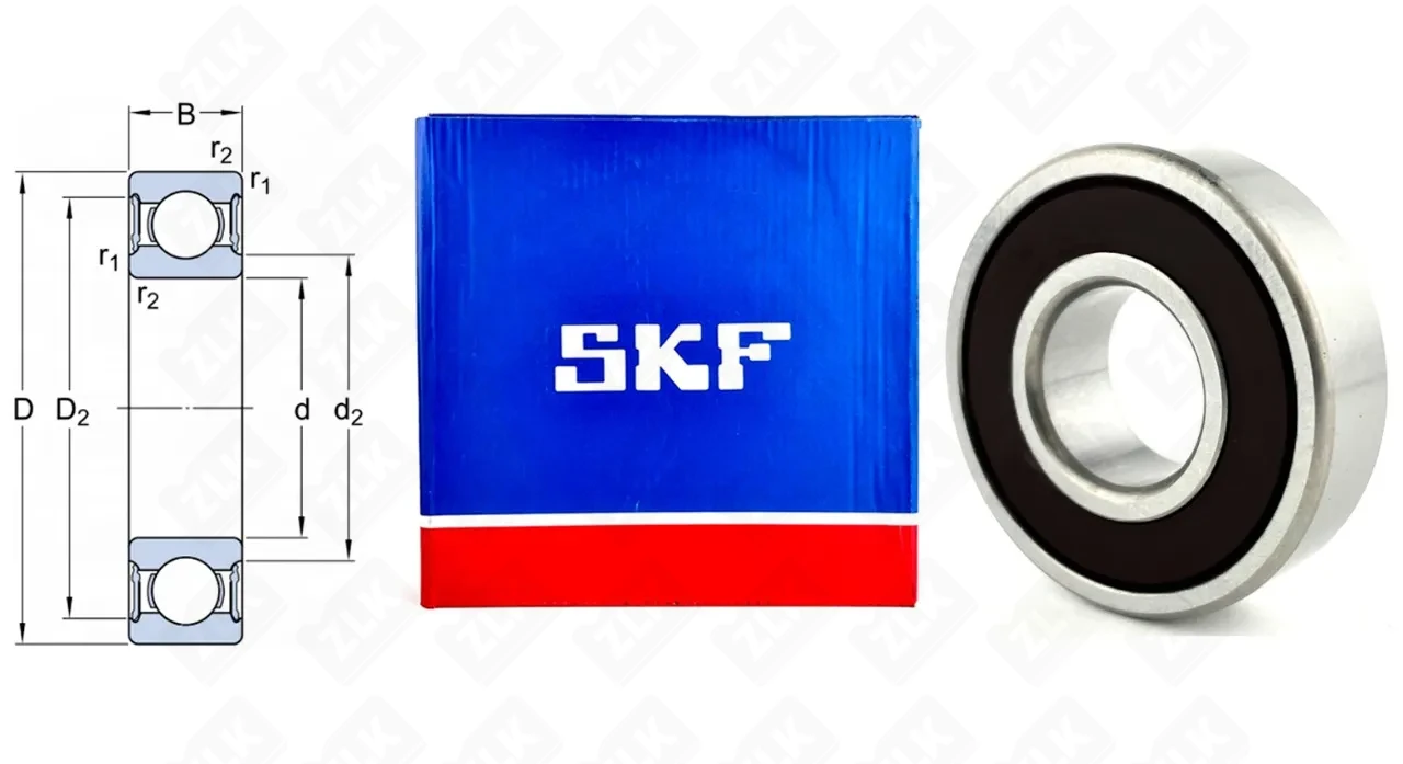 Подшипник шариковый 180204 (62042RSH) 20×47×14 мм SKF оригинал