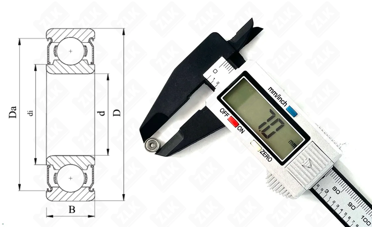 Подшипник шариковый (MR72 ZZ) 3×7×2 мм Neutral