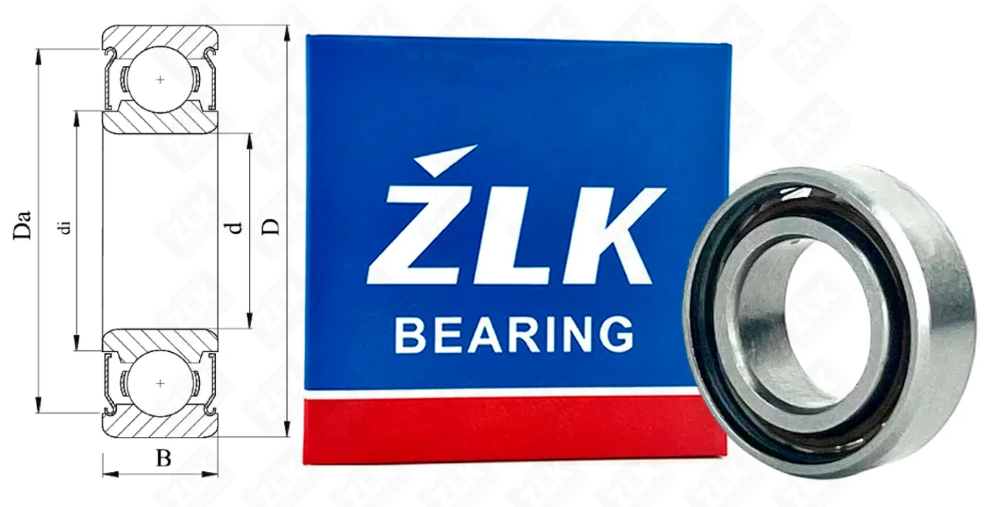 Подшипник шариковый  (MR117) 7×11×3 мм ZLK