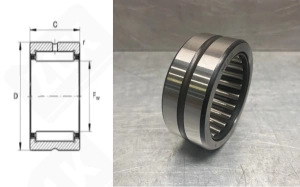 Подшипник NKS40 радиальный игольчатый 40-55-22 мм