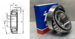 Подшипник 3007114А (33014) радиально-упорный роликовый конический 70-110-31 мм