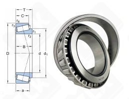 Подшипник 593/592A радиально-упорный роликовый конический 88,9-152,4-39,688 мм