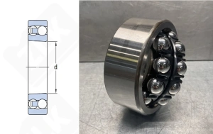 Подшипник 111610 (2310K) радиальный шариковый самоустанавливающийся 50-110-40 мм