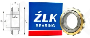 Подшипник 502206 Л (RN206ECM) радиальный роликовый 30-53,5-19 мм