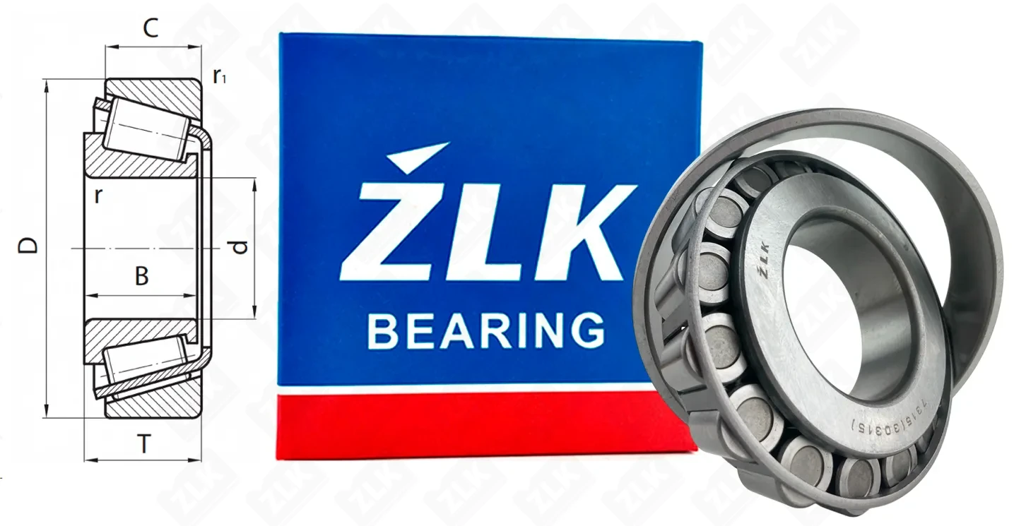 Подшипник роликовый 7315 (30315) 75×160×40 мм ZLK