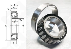 Подшипник 2007108Е (32008) радиально-упорный роликовый конический 40-68-19 мм