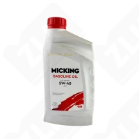Масло моторное 5W-40 синтетическое 1л бензин Micking Gasoline Oil MG1 API SP