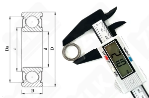 Подшипник 1000702 ZZ (61702ZZ 6702ZZ) радиальный шариковый 15-21-4 мм