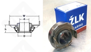 Подшипник 47TKB3101A упорный шариковый 31,2-65-22/34 мм