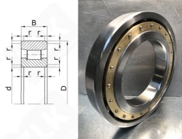 Подшипник 1002948 Л радиальный роликовый 240-320-38 мм