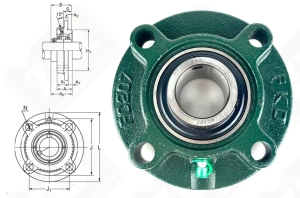 Подшипниковый узел 480207UCFC (UCFC207)