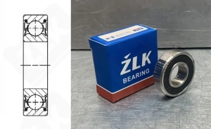 Подшипник R82RS радиальный шариковый 12,7-28,585-7,938 мм