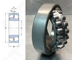 Подшипник 3053120 (23020CC) радиальный роликовый самоустанавливающийся 100-157-37 мм