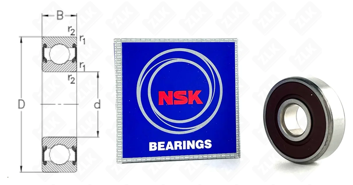Подшипник шариковый 180029 (629A4DDMC3E) 9×26×8 мм NSK оригинал